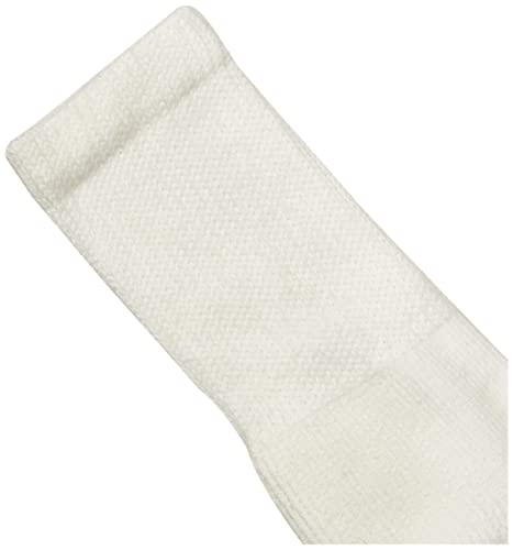 Thorlos Men's Max Cushion Basketball Crew Socks Large White