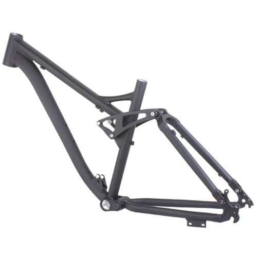26-Inch Mountain Bike Frame - Aluminum Alloy Softtail Suspension - Black