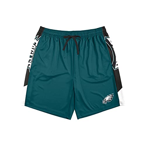 NFL Team Logo Side Stripe Training Shorts - Philadelphia Eagles - XL