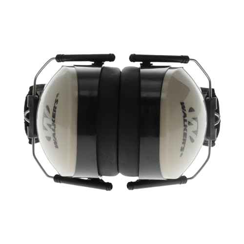 Walker's Dual Colored Passive Muff - Compact Folding Lightweight 26dB NRR Hunting Gun Range Shooting Hearing Protection Muff