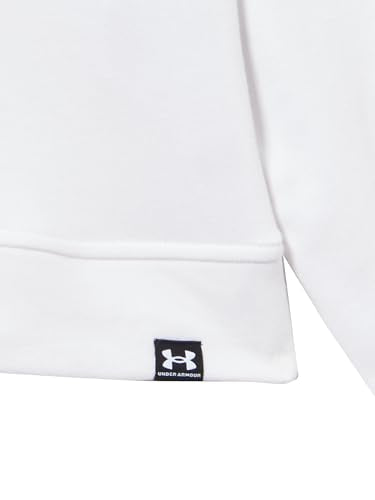 Under Armour Girls Rival Hoodie Large White Kids Sports Sweatshirt