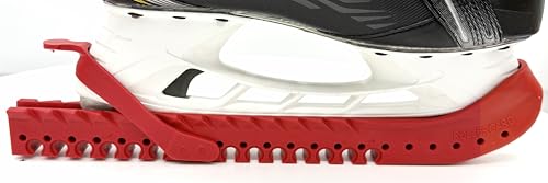 Hockey Skate Guard - SuperGard Red with Non-Slip Strap