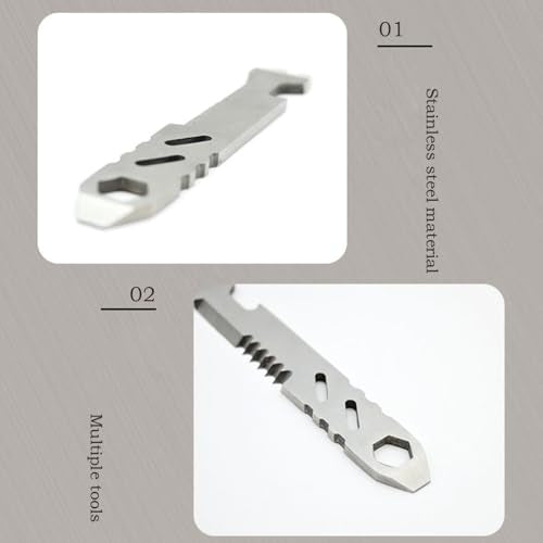 2-Pack Stainless Steel Pry Bar Set - Multifunctional Tools