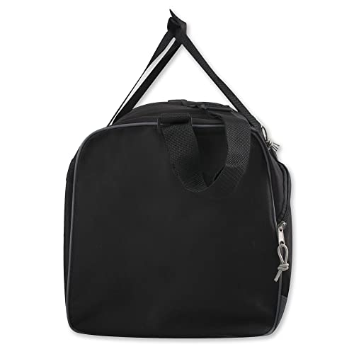 Trail Maker 60L Black Heavy Duty Large Travel Duffle Bag for Men & Women