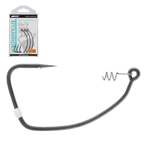 TitanRider Soft Plastic Hook 2/0 - Pack of 5 for Weedless Fishing