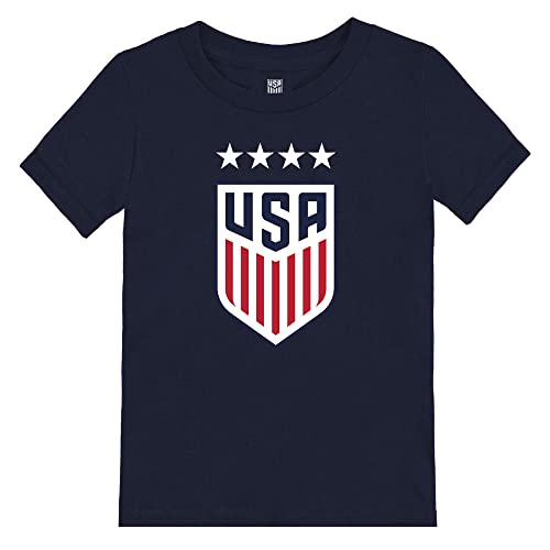 Icon Sports US Women's National Soccer Team Toddler T-Shirt Navy 7 Years - Unisex Cotton