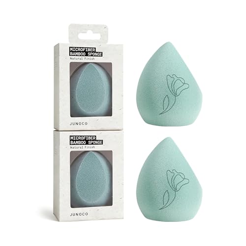 JUNO & Co Microfiber Makeup Sponge Dual-Layer for Full Coverage