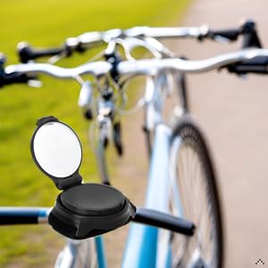 Bike Rear View Mirror - Wrist Mirror, Cycling Safety Wrist Mirror, 360 Degree Adjustable Bike Rear View Mirror Wide Angle Cycling Bicycle Bike Rear View Mirror, for Enhanced Visibility on Bikes