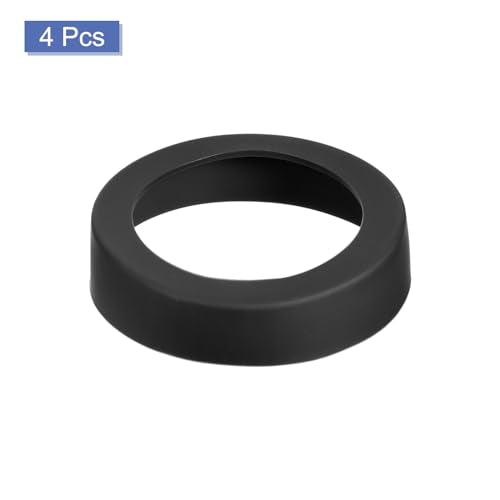 Water Bottle Boot Sleeve - Silicone Non-Slip Bottom Cover - Black 75mm