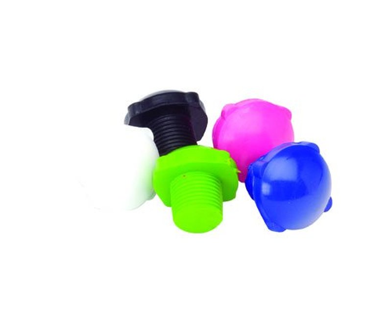 Sure-Grip Fo-Mac Bulk Jam Skate Toe Plug (Black, 5/16)