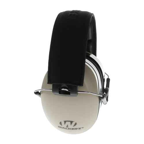 Walker's Dual Colored Passive Muff - Compact Folding Lightweight 26dB NRR Hunting Gun Range Shooting Hearing Protection Muff