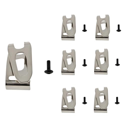 Makita Cordless Tools Belt Clip Replacement (7+7 PCS) - Includes 346449-3 Belt Clip & 251314-2 Screw Kit - Compatible with 324705-1, 346034-2, 346317-0, 324553-8 Models