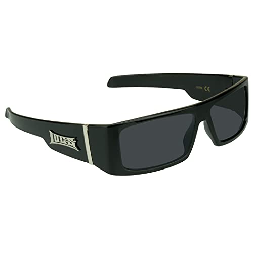 Super Dark Wrap Around Sunglasses for Men - Monte Carlo - Grey