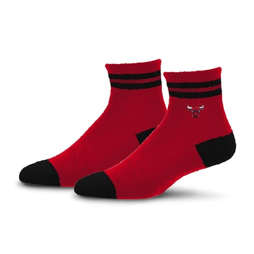 Two Stripe Cozy Crew Socks - Chicago Bulls - One Size Fits Most