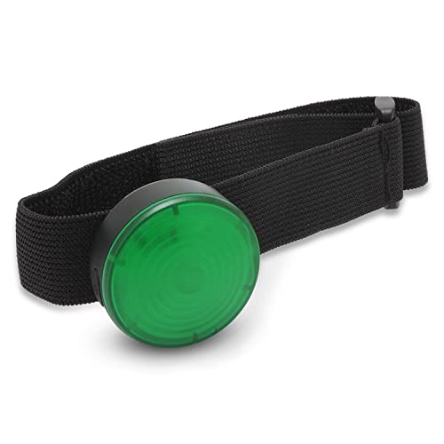 LED Safety Lights - Waterproof Clip On Running Lights, 2 Pack, Green