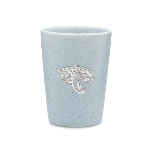 Jacksonville Jaguars 2-Ounce Ceramic Shot Glass - Baby Blue