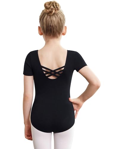 Zaclotre Girls Gymnastics Leotards Crisscross Back Ballet Dance