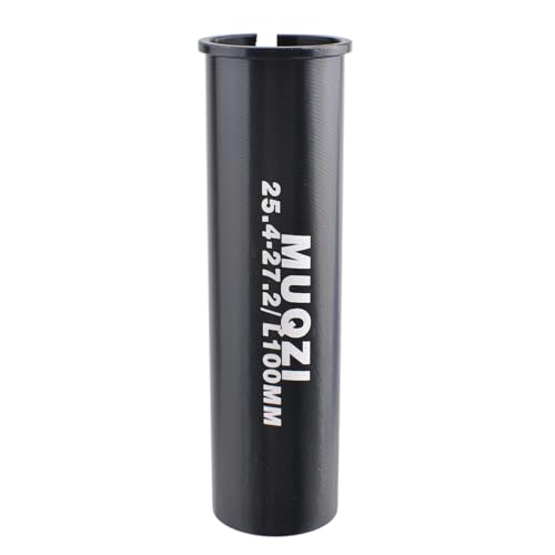 Aluminum Alloy Bike Seat Post 25.4mm x 350mm - Shim for 27.2mm