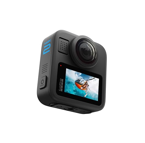 Waterproof 360 Action Camera with Touch Screen - 8K Video