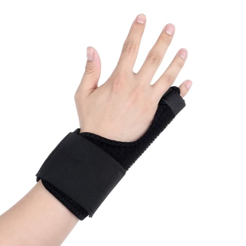 Pinky Finger Splint with Adjustable Wrist Strap - Black