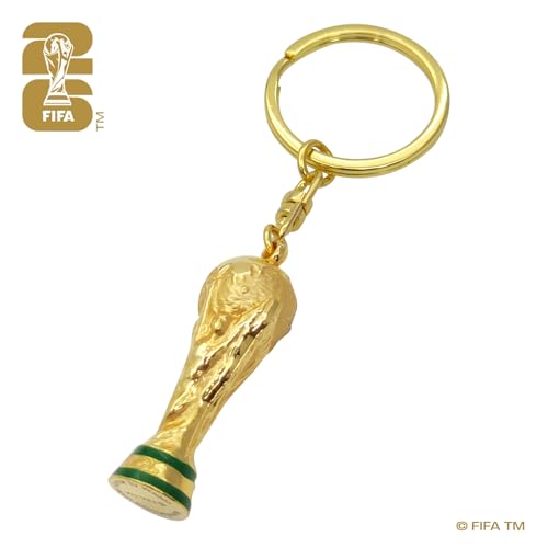 FIFA World Cup 2026 3D Rotating Trophy Keychain - 1.7 Inch