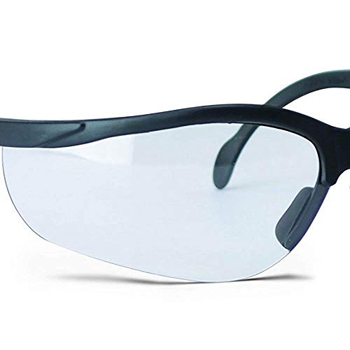 Safety Shooting Glasses with Adjustable Nose Piece - Clear