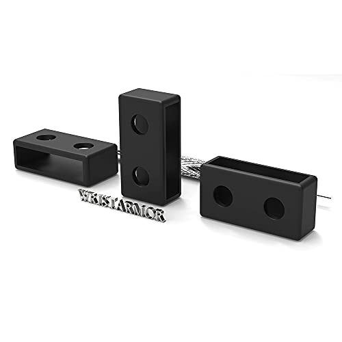 Replacement Resin Keeper Loop for Casio Watch Band - Black 22mm (3 Packs)