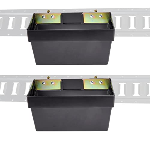 E-Track Storage Bin 2 Pack - Heavy-Duty Organizer Baskets for Trucks