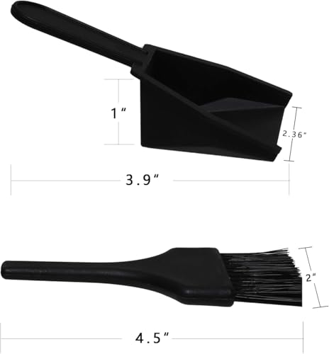 Medium Speed Shuffleboard Sand Set - 2 Cans with Mini Brush & Dustpan