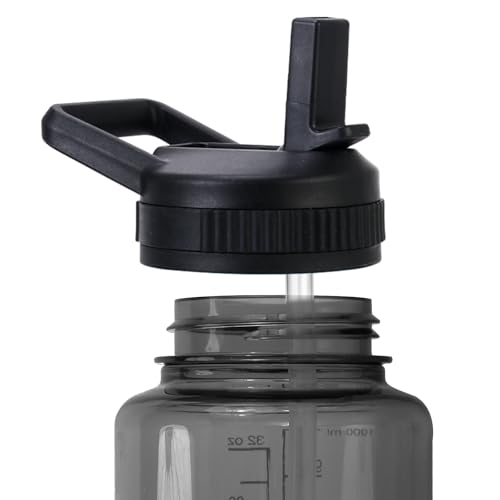 Straw Lid Compatible with Nalgene Water Bottles 32 OZ, BPA-Free