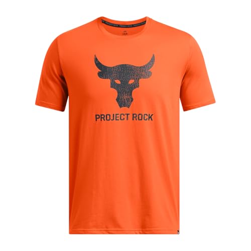 Men's Project Rock Graphic T-Shirt - Team Orange, 3X-Large