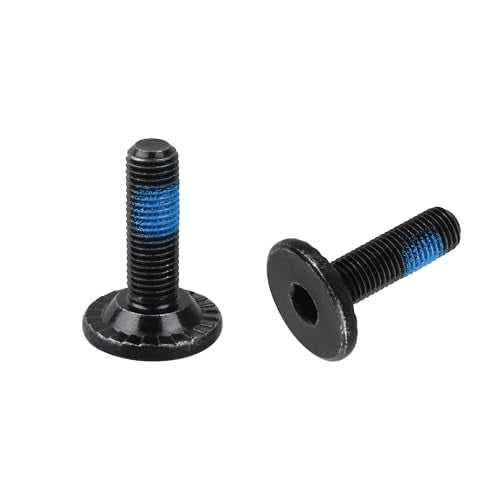 8 Spline Chromoly BMX Spindle Screws for 19mm Bottom Bracket - Set of 2