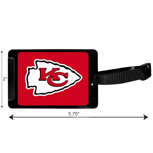 Kansas City Chiefs Luggage Tag - Unisex Travel Accessory, 3.25"