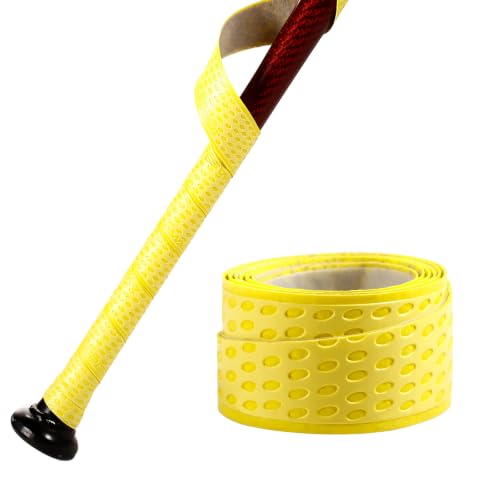 Baseball Bat Grip Tape - 1.1mm Thick - Solid Yellow Color
