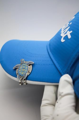 Funny Turtle Golf Ball Marker + Magnetic Hat Clip - Unique Golf Accessory for Men & Women