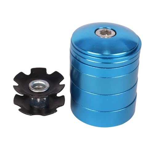 Blue Aluminum 1-1/8 Inch Bicycle Headset Spacers MTB BMX Road Bike Upgrade