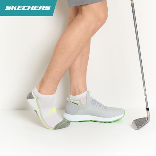 Men's Performance Golf Low Cut Socks - 3-Pack, Sizes 10-13, Safety Yellow/White/Black