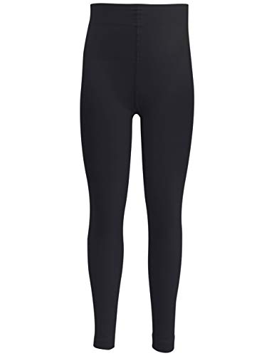 Daydance Girls Women's Footless Dance Tights for Ballet, Gymnastics, 8-12 Years Black