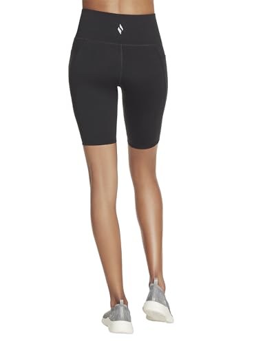 Skechers Women's High Waisted 10-inch Pickleball Shorts - Black, Small