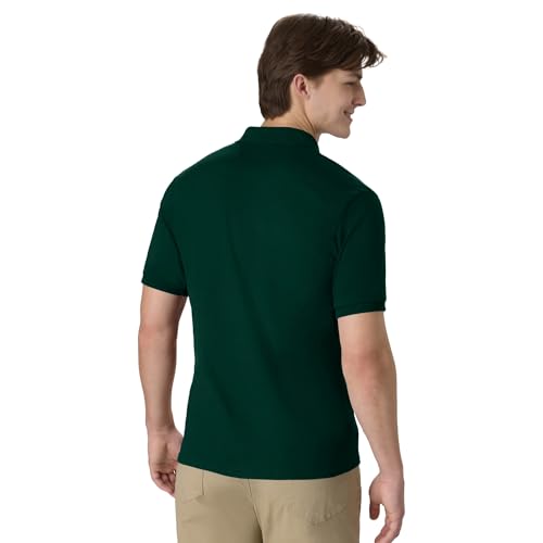 Men's Short Sleeve Pocket Polo Shirt - ComfortBlend Jersey (Pack of 2)