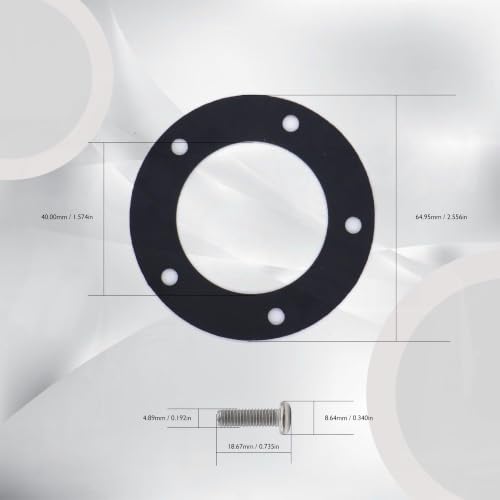 Fuel Sending Unit Gasket Kit - NBR with Stainless Steel Screws