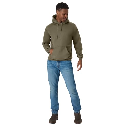 Hanes Men's EcoSmart Fleece Hoodie - Green, Midweight, Big & Tall