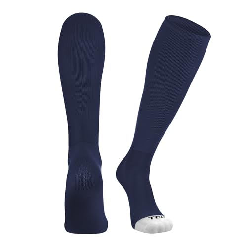 Durable Over the Calf Baseball Socks - Medium Navy