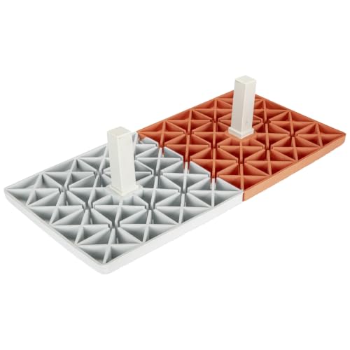 Double First Base with In-Ground Anchor - Orange/White