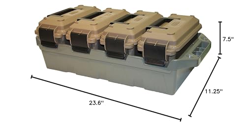 30 Caliber Ammo Crate - Stackable & Easy Carry AC4C