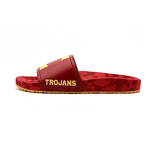 Unisex Quick Dry Sandals - Hype NCAA Team Graphic USC Trojans - Size 7