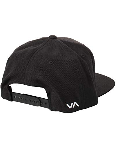 RVCA Men's Adjustable Snapback Baseball Cap, One Size, Black/Charcoal