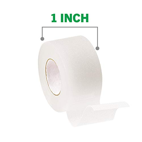 Flexible Clear Medical Tape - Water-Resistant First Aid Tape, 1 in x 10 yd