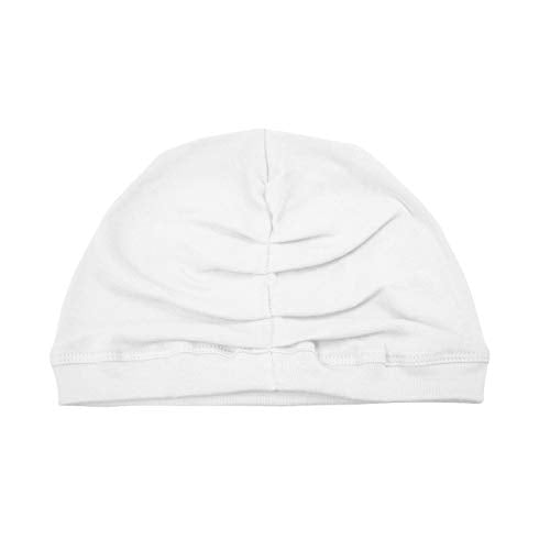 Stretch Terry Cloth Turban - Soft Fabric - White - One Size