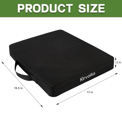 Portable Bleacher Seat Cushions - 4 Pack, Waterproof Foam Padding